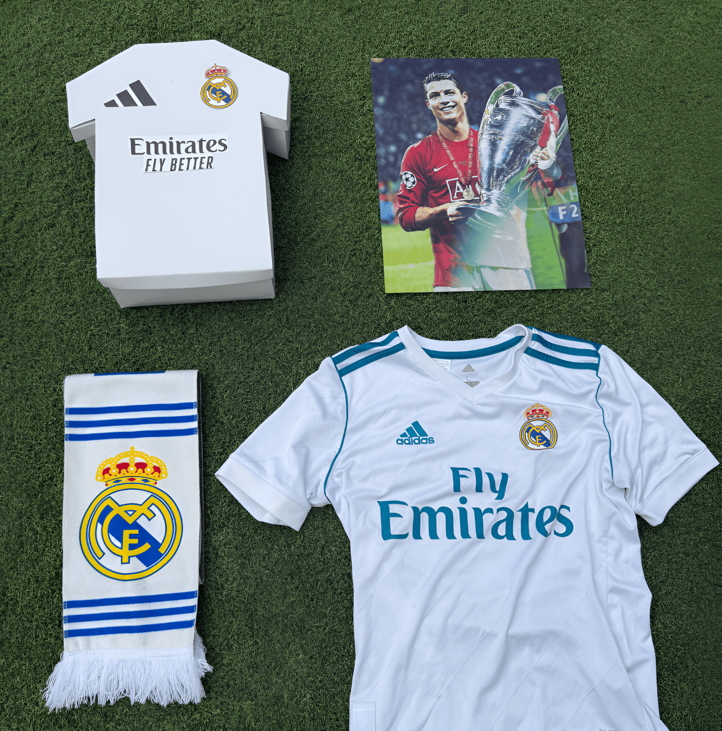 Caja Leyenda Mujer – Cristiano Ronaldo Real Madrid - FutbolPack
