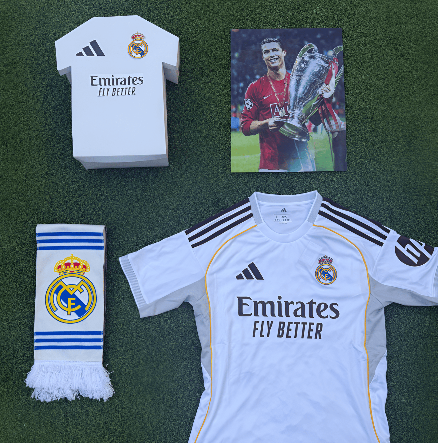 Caja Leyenda Mujer – Cristiano Ronaldo Real Madrid - FutbolPack