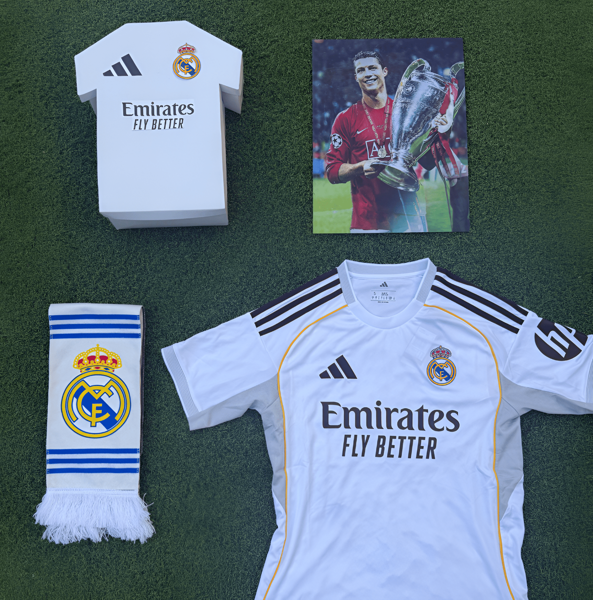 Caja Leyenda Mujer – Cristiano Ronaldo Real Madrid - FutbolPack
