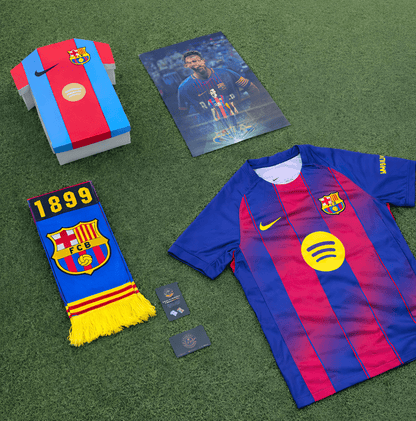 Caja Leyenda Mujer – Messi Barça - FutbolPack